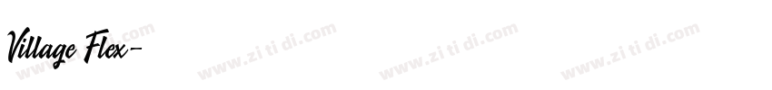 Village Flex字体转换